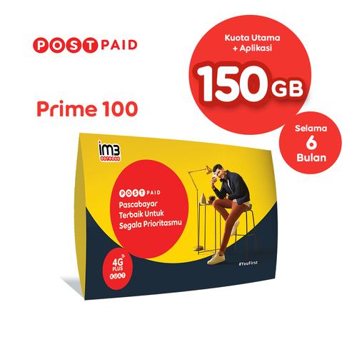 Foto Produk IM3 OOREDOO - PASCABAYAR PRIME 100 (6 BULAN) dari IM3 Ooredoo