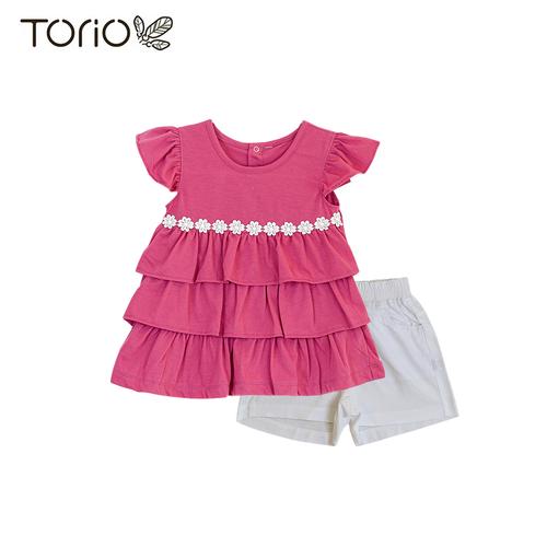 Foto Produk Baju Anak Perempuan Torio Basic Gorgeous Purple Dress Set - 3-4 tahun dari Torio