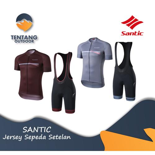 Promo Setelan Jersey Sepeda SANTIC 