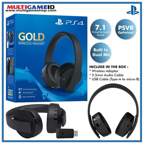 Jual Playstation GOLD 7.1 Wireless Headset (BLACK) - Jakarta Utara - Multi  Game Indonesia | Tokopedia