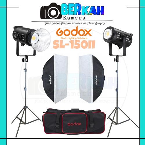 Jual Paket Lampu Studio Godox SL-150II 150W SL150 Mark II Led video