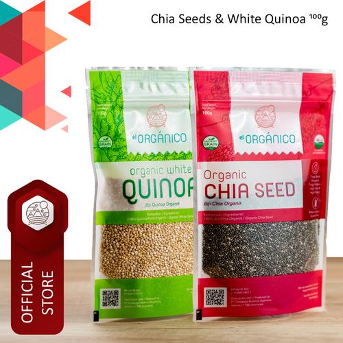 Foto Produk Chia Seed & White Quinoa Organic El Organico 100gr (Mix Pack) dari ELorganico