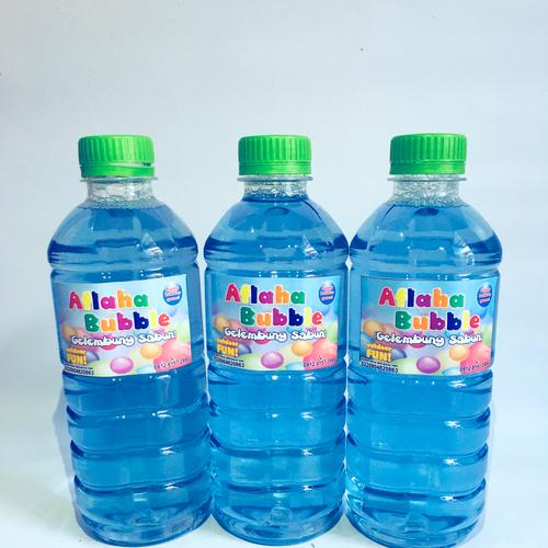 Foto Produk Refill Bubble Gun Isi ulang Gelembung Sabun 500ML dari AflahaShop