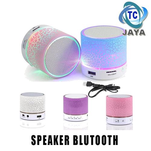 Jual Speaker Bluetooth Mini LED - Hitam 