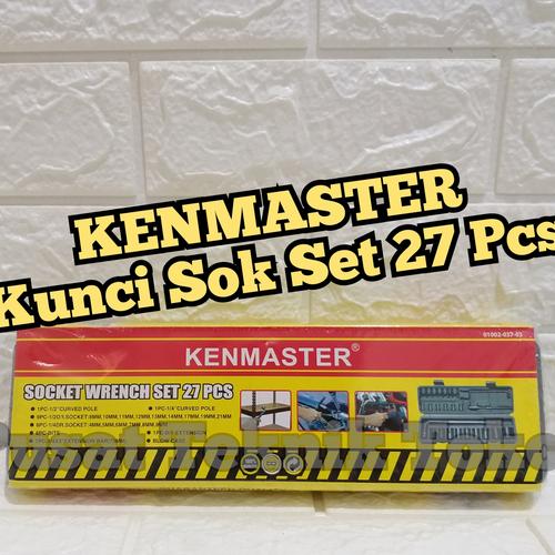 Foto Produk KUNCI SOK SET 27 PCS KENMASTER / PROFESSIONAL SOCKET WRENCH KENMASTER dari PUSAT TEKNIK TOKO