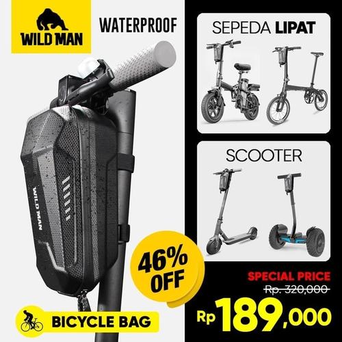 Foto Produk Tas Sepeda Lipat Tas Scooter Wildman Tas Sepeda Balok Waterproof GS8 dari zekate