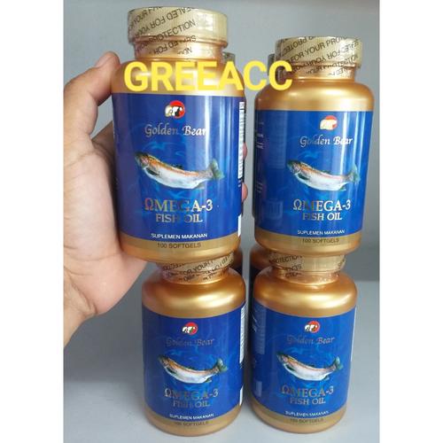 Foto Produk Golden Bear Laboratory Salmon Omega-3 Omega 3 Omega3 Natural isi 100 dari Greeacc