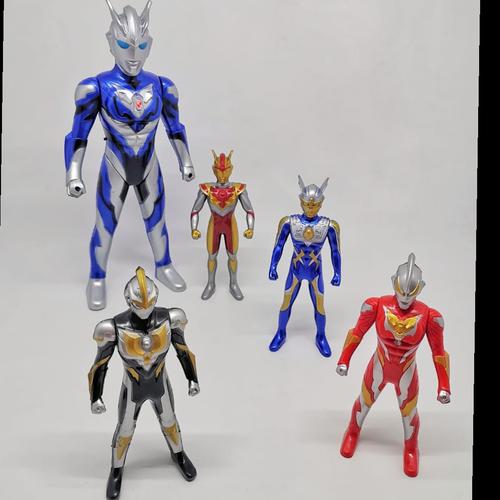 Foto Produk Mainan Robot Ultraman Rosso 5pcs dengan Lampu dan Suara Tinggi 33 cm dari EAZYTOYS
