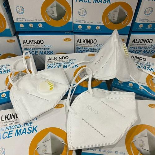 Foto Produk Masker ALKINDO KN95 Respirator Valve Disposable Face Mask - 10 Pcs dari toko_kamu