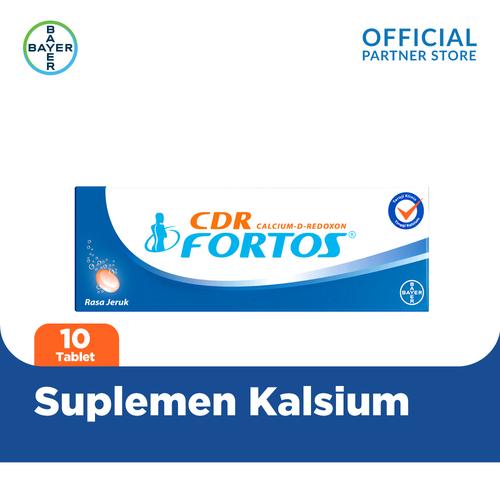 Foto Produk CDR Fortos Suplemen Kalsium 10 Tablet dari Bayer Health Partner
