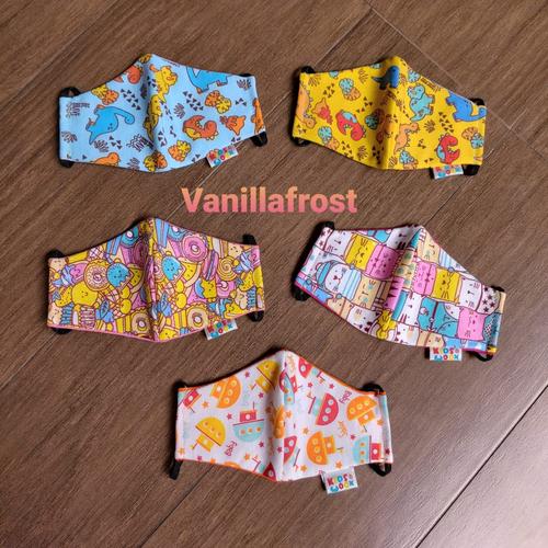 Foto Produk Masker Kain Anak Batita 3 Ply Katun Standar SNI (Size 1-3 Tahun) dari Vanillafrost