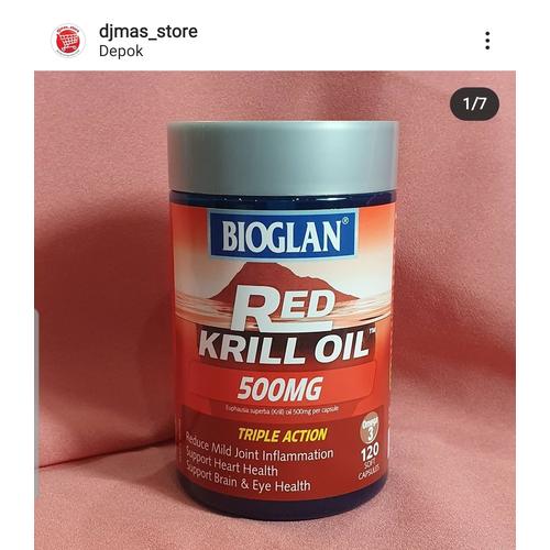 Foto Produk Bioglan Red Krill Oil 500mg ISI 120 Kapsul dari djmas