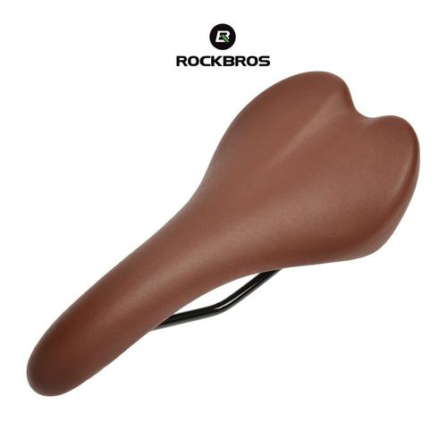 Foto Produk ROCKBROS 1020C-B Bicycle Saddle PU Leather - Sadel Sepeda Kulit -Brown dari Rockbros Indonesia