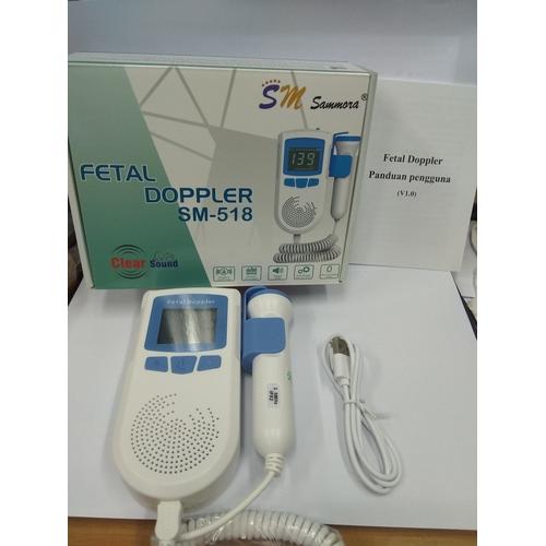Gambar Fetal Doppler Sammora SM-518 /SM 518 Alat Cek Detak Jantung Janin Bayi dari Vintaco Jakarta Barat Tokopedia