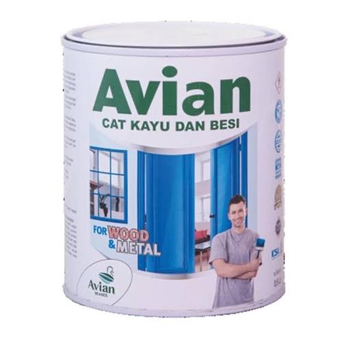 Jual Cat Avian High Glass Enamel Untuk Kayu Dan Besi 1kg Putih Dan Hitam Kota Depok Abadi Depok Tokopedia