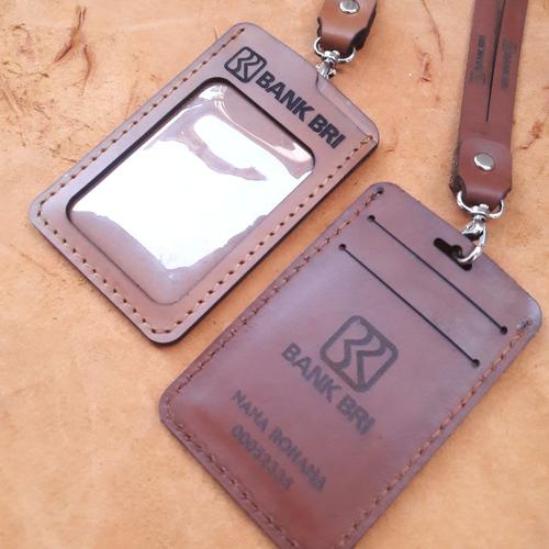 Jual ID CARD KULIT TALI ID CARD CARD HOLDER KULIT NAME TAG KULIT Kab. Garut AlinkaLeather