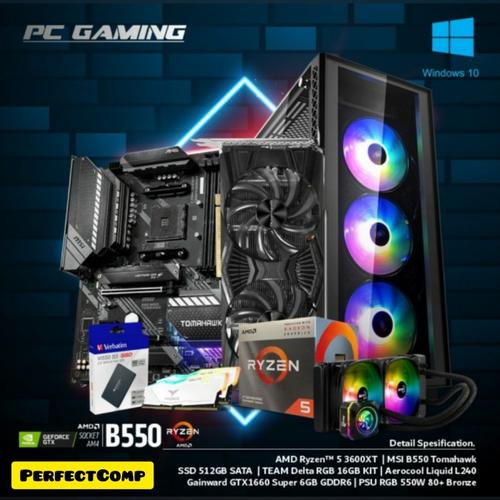 Graphics Card 1660 Super 3600x Gaming Pc Ryzen 3600xt 1660 Super