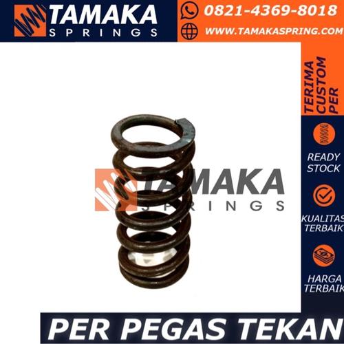Jual Per Spring Pegas Tekan OD 28mm Kawat 4mm Panjang 60mm Baja ...