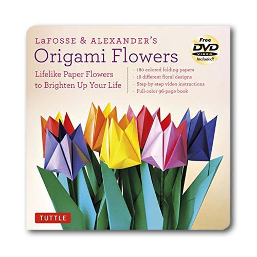 Gambar LaFosse & Alexander's Origami Flowers Kit - 9780804843126 dari Periplus Official Bookstore Jakarta Timur Tokopedia
