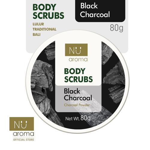 Foto Produk Nu Aroma Body Scrub / Lulur Black Charcoal dari Nu Aroma