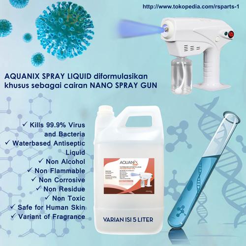 Foto Produk CAIRAN KHUSUS NANO SPRAY GUN ANTISEPTIC LIQUID 5 LITER - Putih dari RS parts