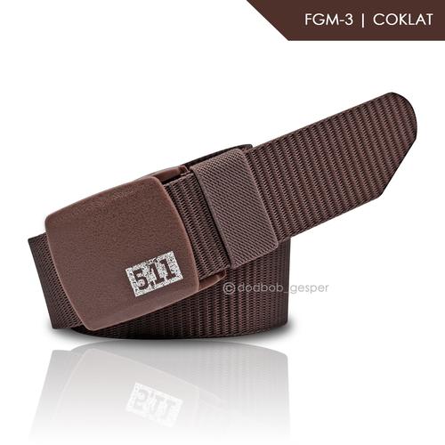 Foto Produk IKAT PINGGANG / TACTICAL MILITARY / ANTI METAL DETECTOR CODE :FGM - Cokelat dari dodbob_gesper