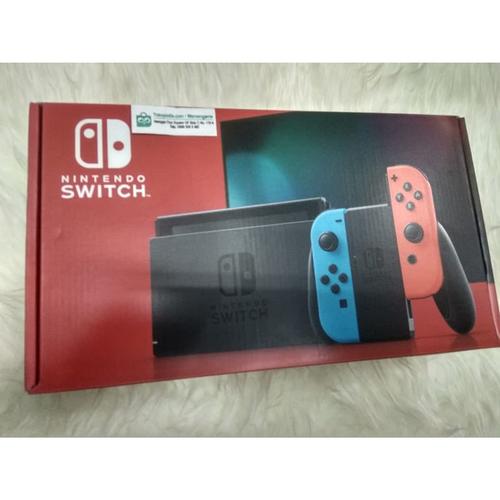 Gambar PROMO! Nintendo Switch Console New Model HAC-001(-01) New Version V2 - NEON RED BLUE dari waroengame M2SQ undefined Tokopedia