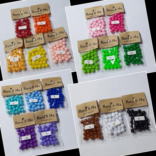 Foto Produk Mote Susu 8mm Warna Warni - Silakan Pilih dari Hans and Me