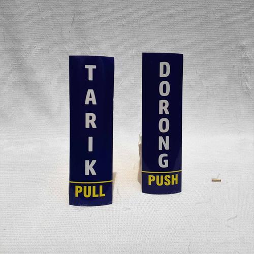 Foto Produk Stiker Chromo - Dorong Tarik - Dorong dari Syafana