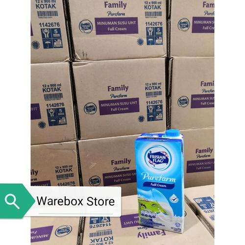 Gambar Susu UHT Full Cream Frisian Flag 12x900ML dari Warebox Store undefined Tokopedia