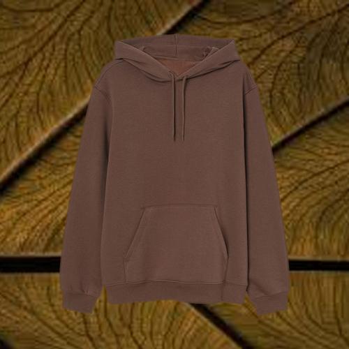 brown sweat shirt