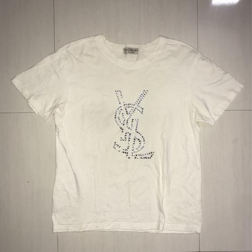 Jual Kaos putih YSL Yves Saint Laurent 