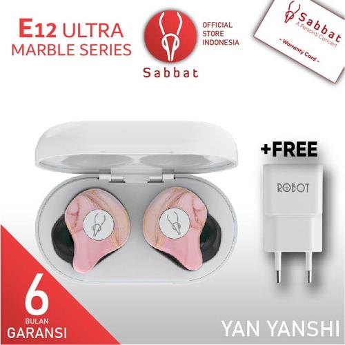 Foto Produk Sabbat E12 Ultra Yan Yanshi Marble Stone TWS Headset 5.0 Qualcomm Aptx dari Sabbat Official