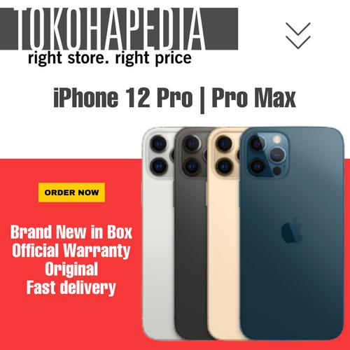 Jual New Iphone 12 Pro Pro Max 128gb Silver Graphite Gold Pacific Blue 12 Pro Inter Jakarta Pusat Tokohapedia Tokopedia