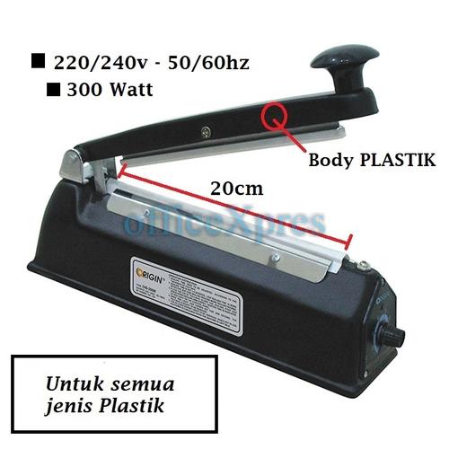 Foto Produk Press Sealer / Press Sealer Plastik / Impulse Sealer Origin 200 P dari officeXpres