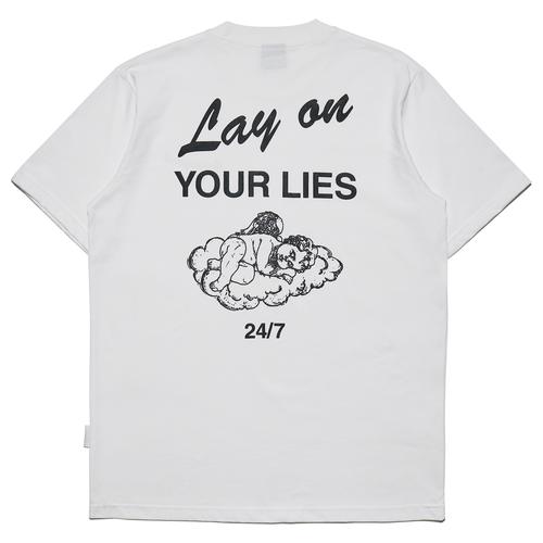 Foto Produk Laying Lies Tee White | Insurgent Club - L dari Insurgent Club
