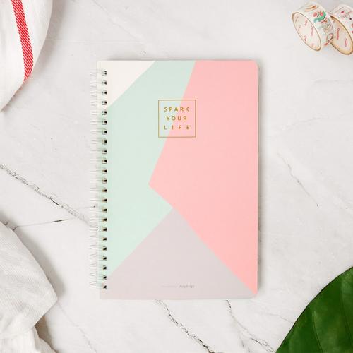 Foto Produk Scandinavia Spiral Ruled Notebook A5 - VARIAN A dari Republik Fiksi