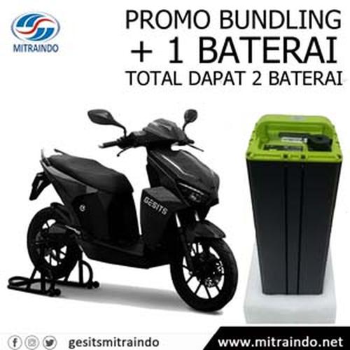 Gambar SEPEDA MOTOR LISTRIK GESITS PROMO BUNDLING (OTR JABODETABEK) - Hitam, jakarta dari Gesits Mitraindo Kota Tangerang Tokopedia