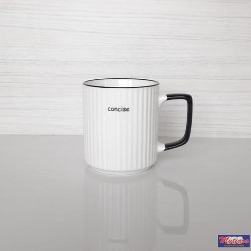 Foto Produk Mug Gelas Gagang Polos Ulir S1124 dari Mutiara Super Kitchen