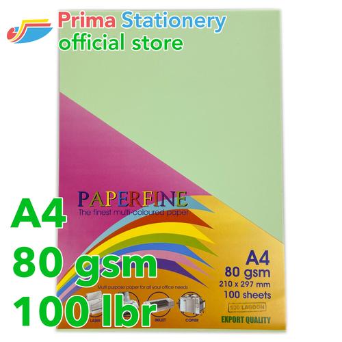 Paperfine Jual Paperfine Kertas HVS Warna A4 IT 130 Lagoon isi 100 lbr [TC ...