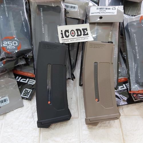 Chargeur (magazine) PTS EPM1 250 Coups Pour Réplique Airsoft M4 AEG - Compatible APS, Classic Army, CYMA, Tokyo Marui Et Autres