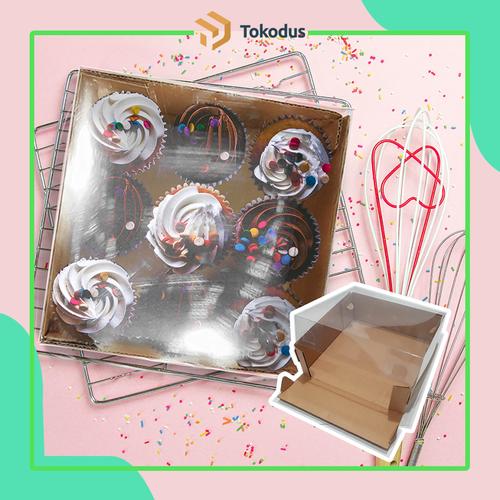 Foto Produk Kotak Dus Kue 20 x 20 x 7 cm - Plus Mika (Bisa Custom) dari tokodus