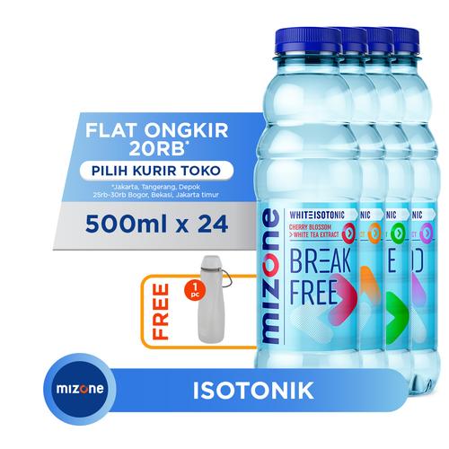 Foto Produk Mizone Isotonik Mix Variants (24x500ml) FREE Water Carrier dari AQUA Official Store