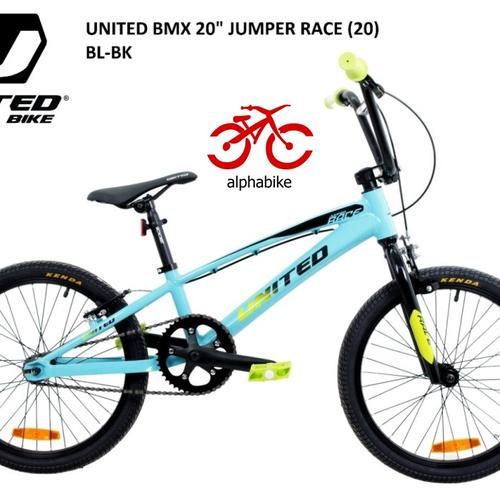 Jual Sepeda BMX United 20 Jumper Race - Blue Black - Kab