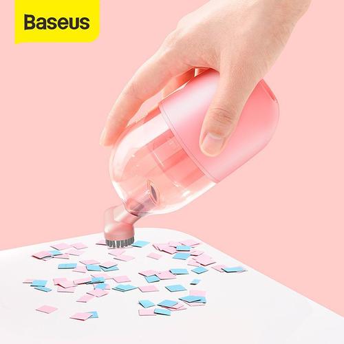 Foto Produk BASEUS C2 MINI CAR VACUUM CLEANER PORTABLE PENGHISAP DEBU LAPTOP/MEJA - Merah Muda dari Baseus Official Store
