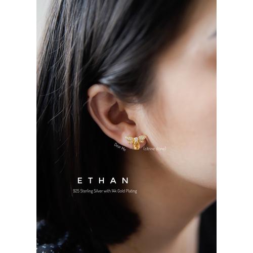 Foto Produk Dear Me - Ethan Earring Sterling Silver with 14k Gold Plating Anting dari Dear Me Jewelry
