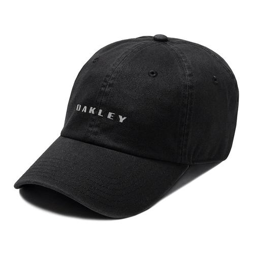 OAKLEY 6 PANEL REFLECTIVE HAT BLACKOUT 