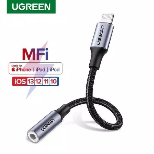 Lightning Cable Iphone 11 Earphone Jack Jual Ugreen MFI Lightning