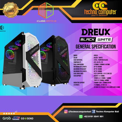 Foto Produk CUBE GAMING DREUX ATX - LEFT SIDE TEMPERED GLASS dari Techno Computer Bali