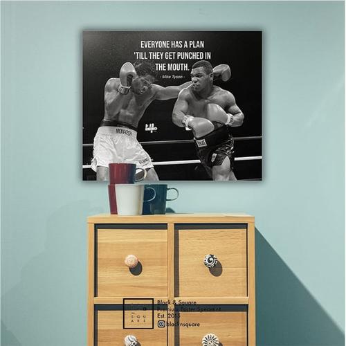 Jual Poster Kayu Premium - Poster Muhammad Ali with Quotes - 60x60cm ...